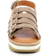 KICKERS Hi Sunny beige, Sandale à Talon Femme