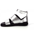 Kickers Neostrap argent, Sandales Femme,