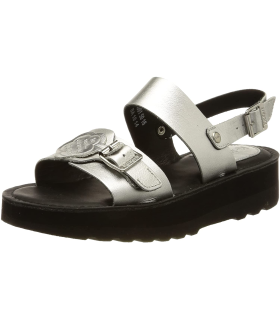 KICKERS Highlight argent, Sandale Femme