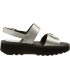 KICKERS Highlight argent, Sandale Femme