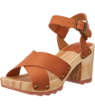 KICKERS Wise camel, Sandale à Talon Femme