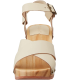 KICKERS Wise blanc cassé, Sandale à Talon Femme