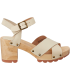 KICKERS Wise blanc cassé, Sandale à Talon Femme