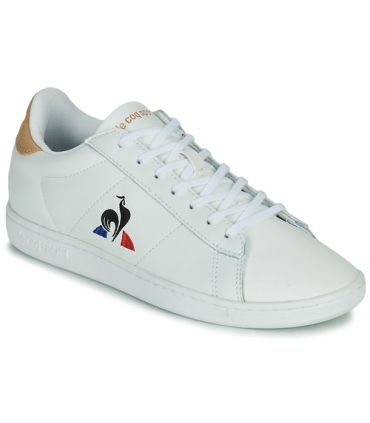 Le Coq Sportif Mixte Courtset_2 Optical White/Tan Basket