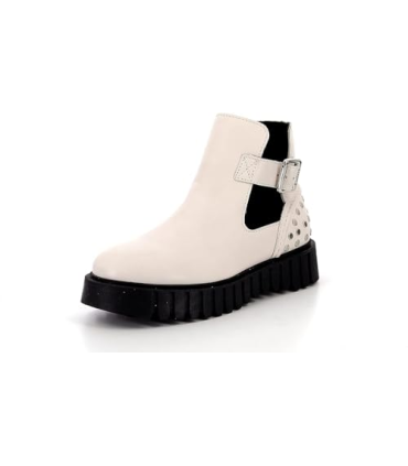 KICKERS Femme Fantasy Bottine, Blanc, 39 EU