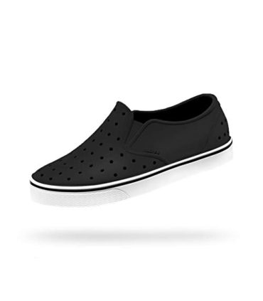 Native Shoes Unisex Miles Jiffy Black/Shell White 6 Women / 4 Men M US