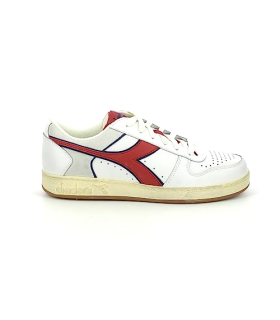 Chaussures Loisirs Unisexe Game L Low Icona, Sneakers Basses Mixte, Rouge/Blanc, 38