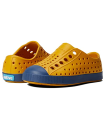 Native Shoes Boy's Jefferson Slip-on Sneakers (Toddler/Little Kid) Wheat Yellow/Frontier Blue 5 Toddler M