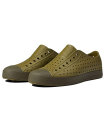 Native Shoes Jefferson Bloom, Rookie Green/Tuff Green/Jiffy Speckles, 8 Women/6 Men