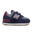 New Balance Mixte bébé Iv574spo Chaussures de Running, Bleu Marine, 18.5 EU