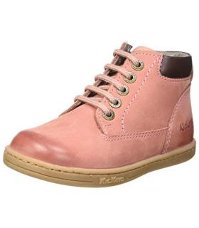 Kickers Tackland, Bottes et Bottines Mixte Enfant, Rose Rose Clair Perm 131, 24 EU