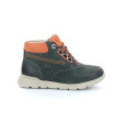 Kickadventur, Sneakers Hautes Garçon, Kaki Orange, 34