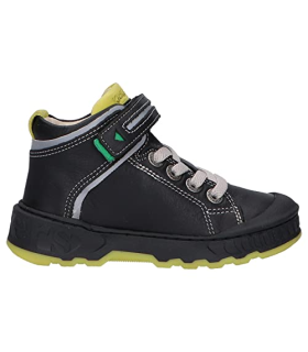 Kickers Teen, Sneakers Hautes Garçon, Noir, 24