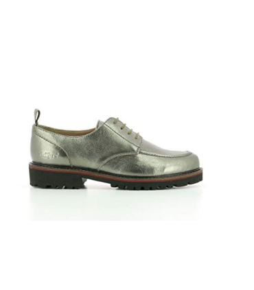 Kickers Rudora, Derbies Femme, Argent, 37