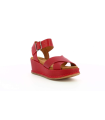 Laddycross, Sandales Femme, Rouge, 37