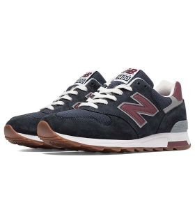 New Balance M1400CU Chaussures pour homme en cuir bleu foncé