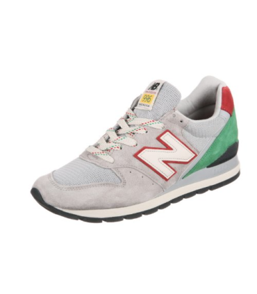 New Balance Homme M996PG Baskets Basses, Gris-Gris/Verde, 40.5