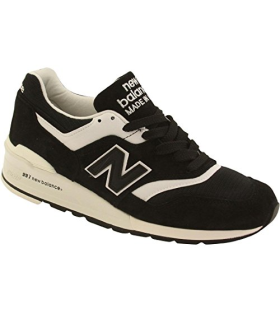 New BalanceM997BBK - M997bbk Homme, Argent (Black/Whit), 43.5 EU