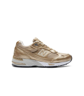 New Balance W991SBL Sneaker Femme Or