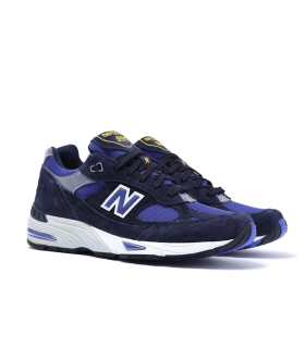 New Balance M991 Baskets Made in England Bleu Marine et Bleu