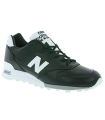 New Balance 577 Made in UK Football Pack Hommes Baskets en Cuir Véritable Noir M577FB, Taille:42