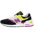 New Balance 997 Made in USA Sportstyle Jaune Fluo et Rose avec des Baskets en Daim Noires et Blanches