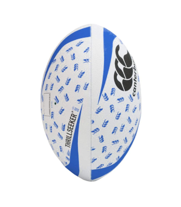 Canterbury Thrillseeker+ Ballon d'entraînement Rugby League Union Blanc/noir/bleu – 5