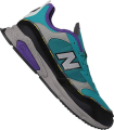 New Balance NB SS20, Baskets Homme, Green/Black, 32 EU