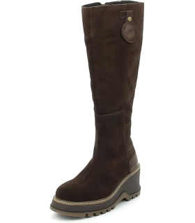 Kickers Walkside, Bottes Femme, Argent, 40