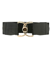 Tamaris Gabrina Ceinture pour femme Doré 70, Noir , 55