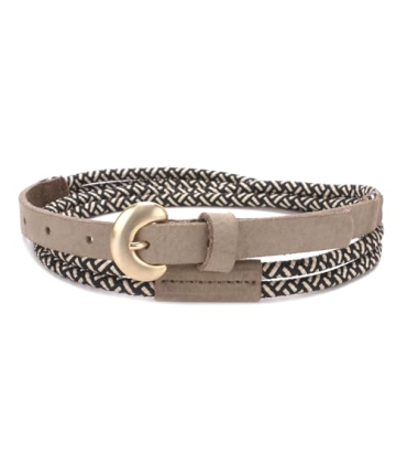 Tamaris Leather Belt W90 Black-White