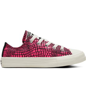 Converse Chuck Taylor All Star Digital Cnvrs Wordmark - Hyper Rose Fonce/Noir/Egret Canvas 27 EU