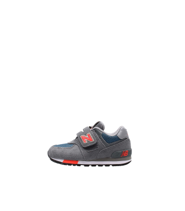 New Balance 574 Gris Scratch, Baskets Mixte Enfant.